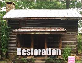 Historic Log Cabin Restoration  Berkey, Ohio